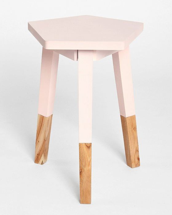 DIP DYED STOOLS / urban outfitters /tahsin, the good