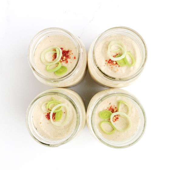 ROASTED CAULIFLOWER + LEEK SOUP / tahsin, the good