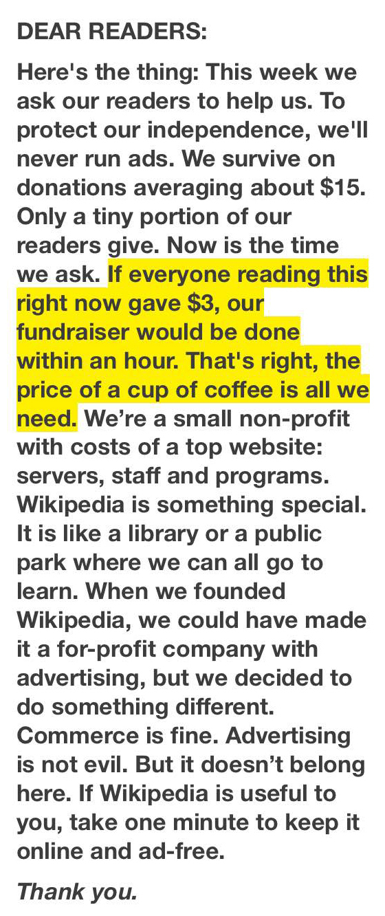 AD-FREE WIKIPEDIA