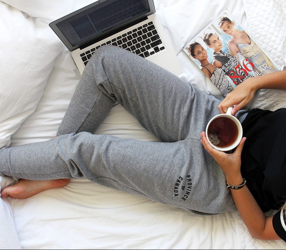 SO GOOD / PROVINCE OF CANADA GREY CREW SWEATSHIRT / tahsin, the good