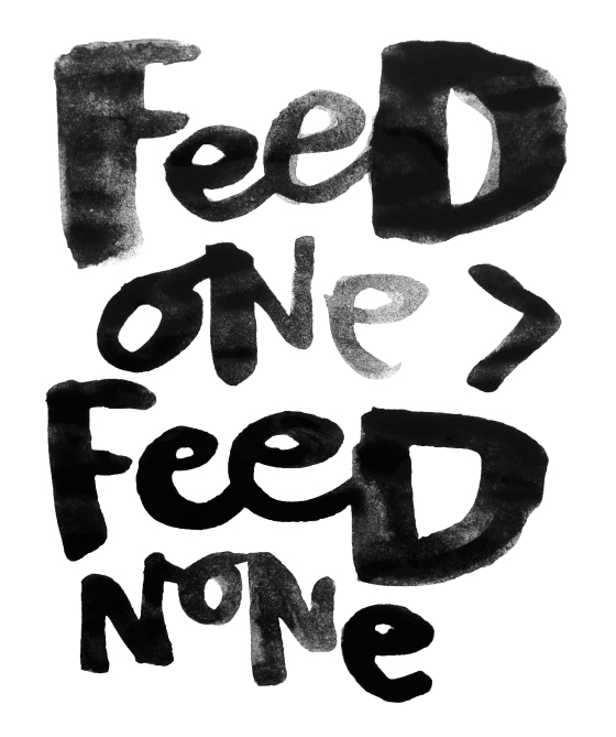 FEED ONE > FEED NONE / tahsin, the good