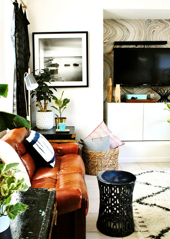 The Design Confidential Home Tour // My Vintage Vixen Family Room Reveal